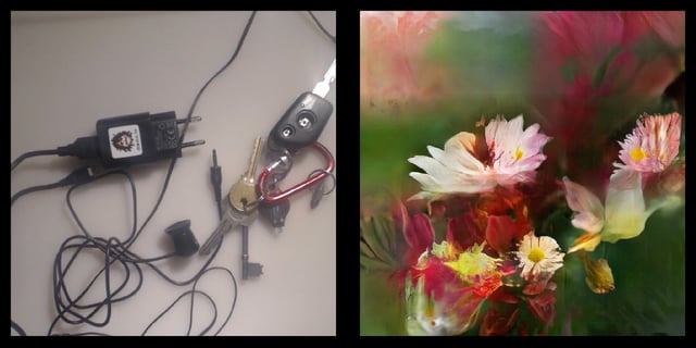 Learning to See: Gloomy Sunday by Memo Akten, video still, 2017.